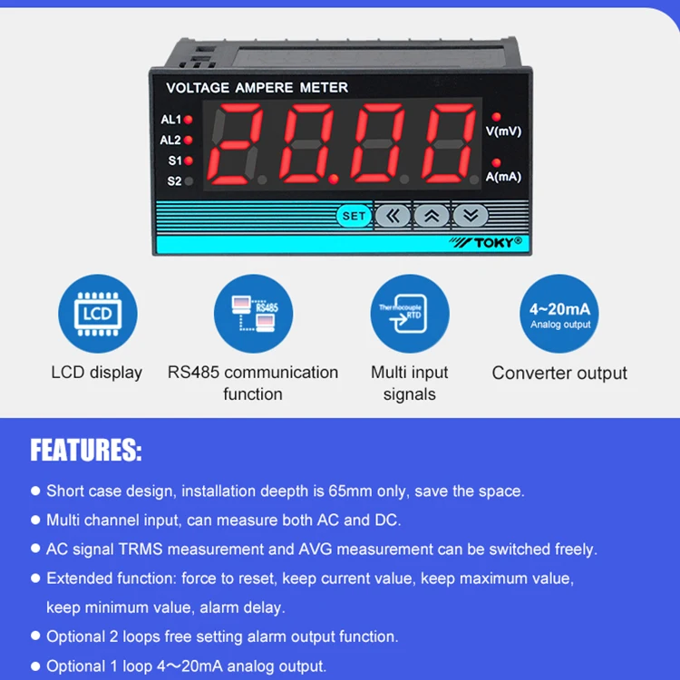Trusted] Yb5130 Ac 0-500v Led Digital Ac Voltmeter Voltage Meter Ac 220v 120v Volt Panel Meter For Single Phase Variac Voltage Regulator I3934185175