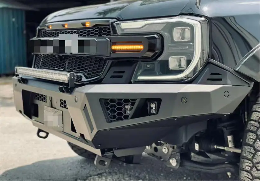 Metal License Plate Mount For 2021-2025 Ford Bronco With HD Modular Steel Bumper - No Drill Needed