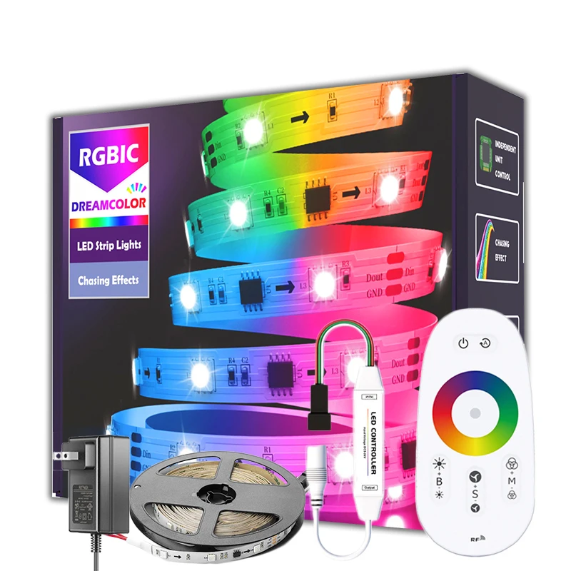 Dreamcolor 32.8 ft led deals strip lights rgbic