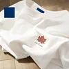 Distintivo pettorale Cm - Foglia d'acero rosso e bianco