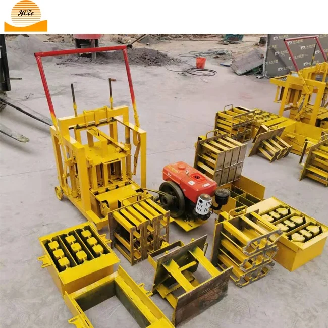 Small Scale Hollow Concrete Block Making Machine Cement Brick Maker Machine