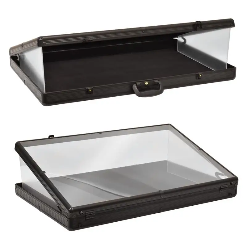 Large Display Covers Large Aluminum Display Case with Glass Cover - Durable & Stylish