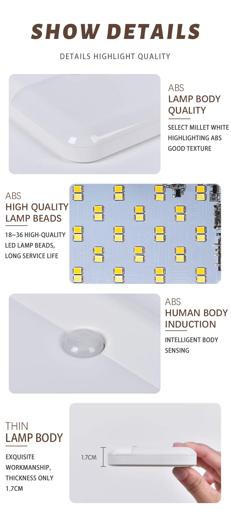 product indoor shed wall rechargeable motion activated light led sensor night lamps for laundry stairs garage-45