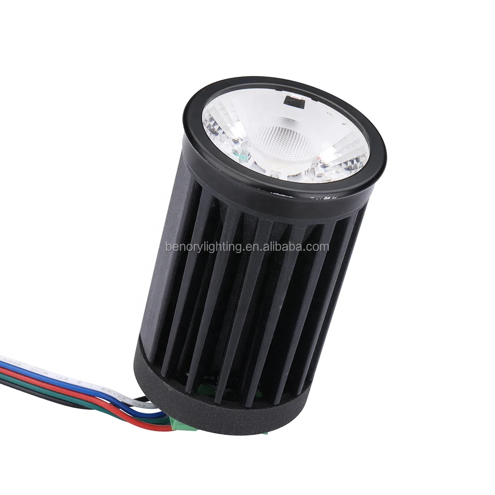 8W 10 Watts MR16 GU10 LED Bulb Spotlight with 5 Wires Cct Deep Tunable White RGBW Ceiling Downlight by Knx or Dali Dimmer