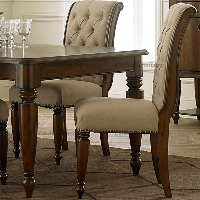 New Arrive Rustic Design Wooden Dining Room Set Vantage Style Dining