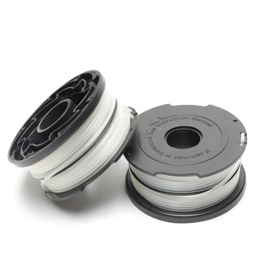 SF-080 String Trimmer Spool Lines + Cap – Compatible With Black+Decker GH3000, LST540, And More