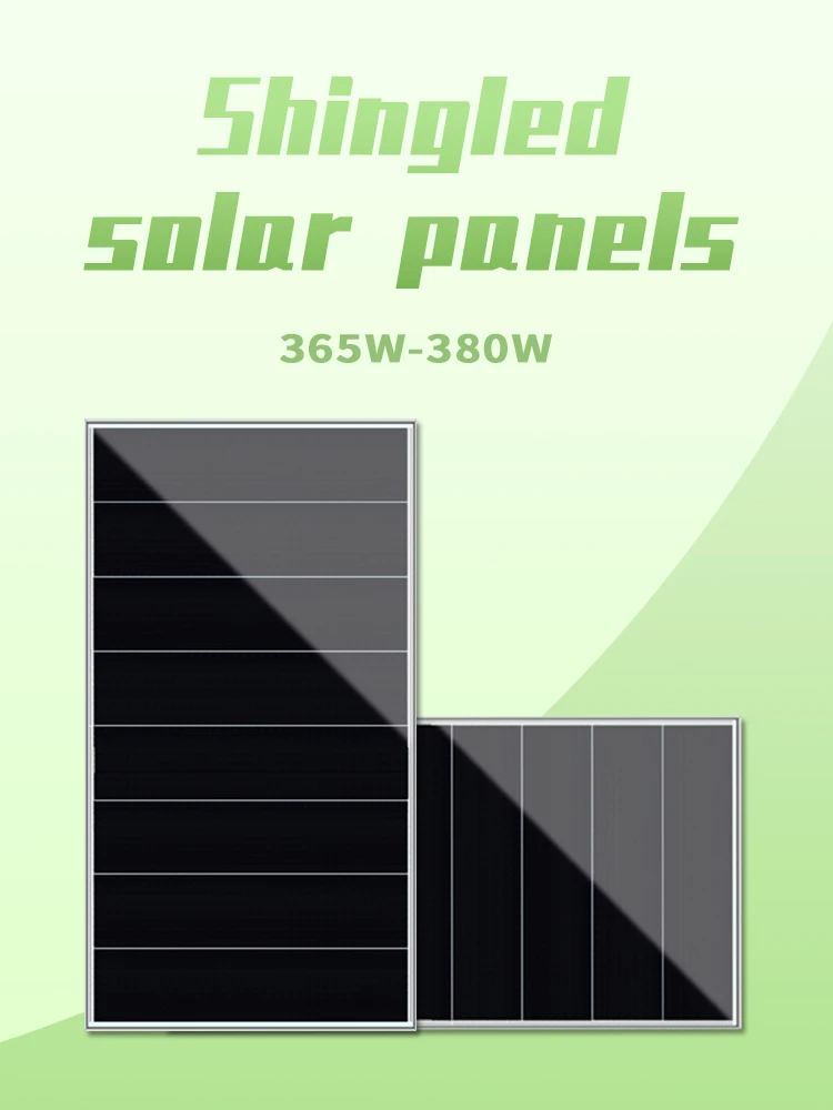 ESG All Black Solar Panel Rotterdam EU Warehouse 400W 410W 415W 425W Germany Shingled Mono Solar Panels