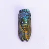 Labradorite golden cicada