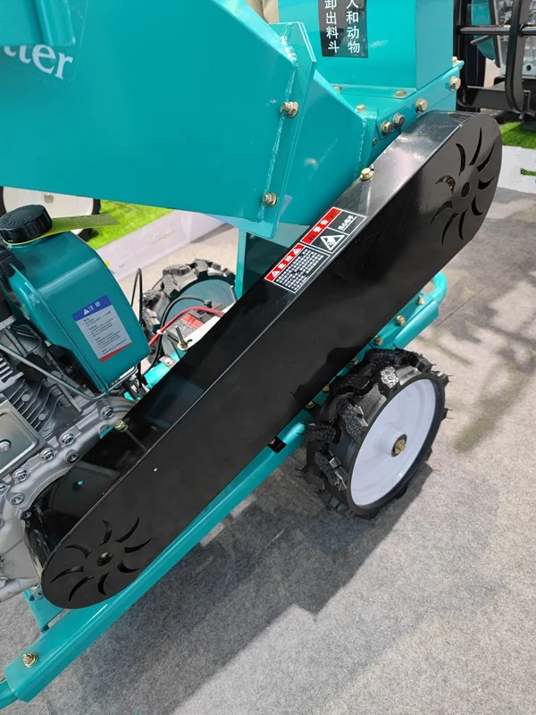 Holzzerkleinerer Bambus-Schredder Mulcher Baumast-Zerkleinerungsmaschine  Tragbarer Holzhcksler