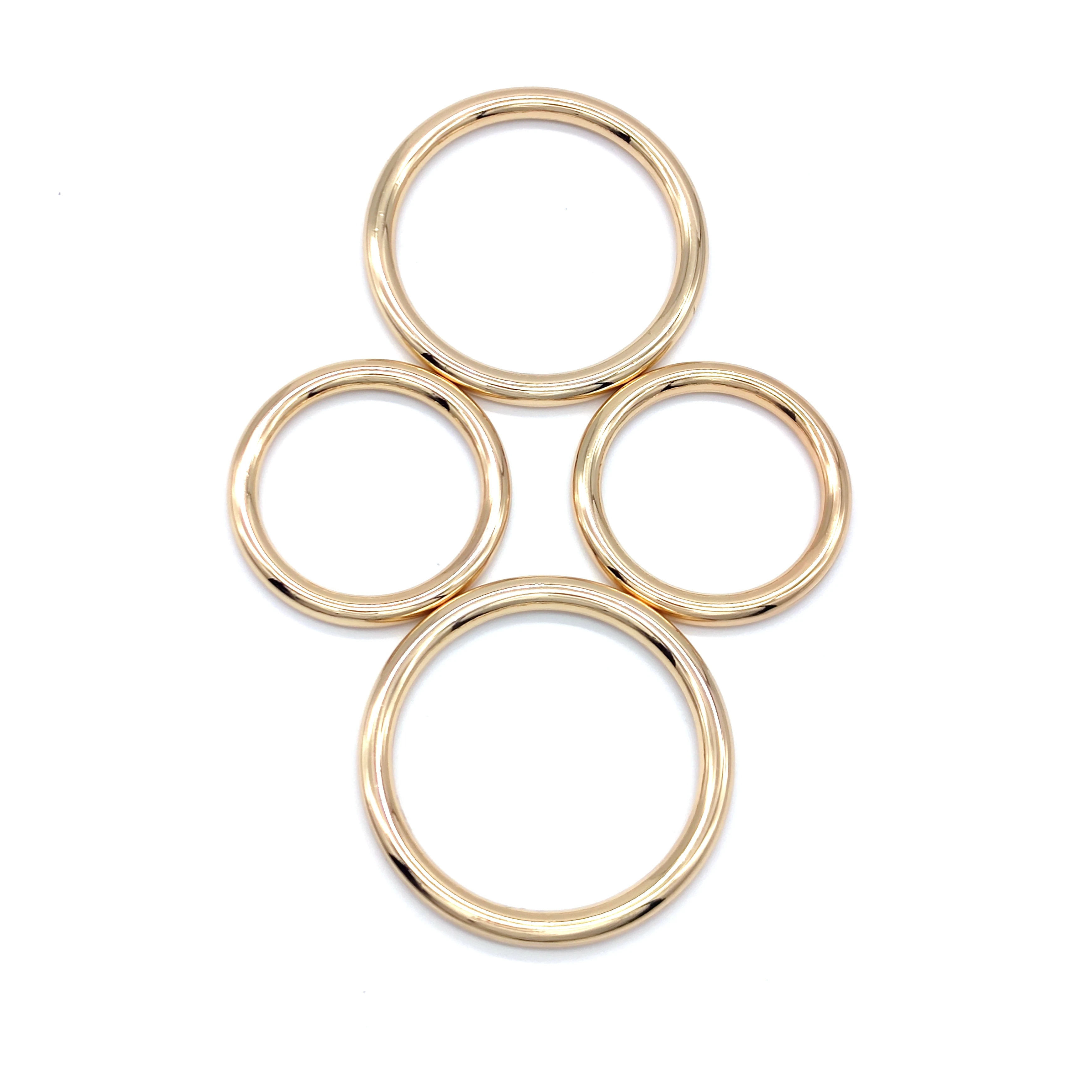 Different Size Zinc Alloy Metal Bag Rings Metal Rings Hardware Metal O