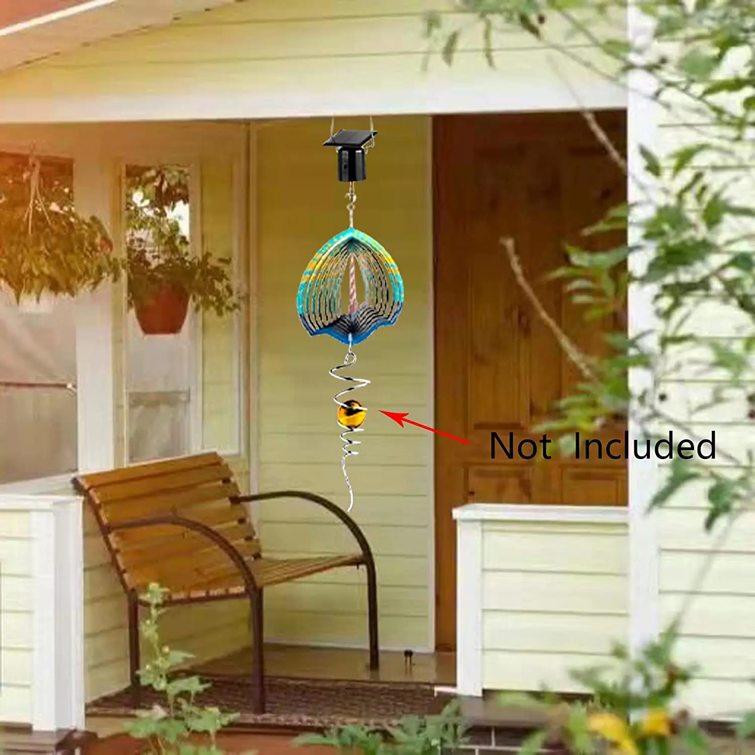 Hanging Display Solar Powered Electric Operated Wind Spinner Motor