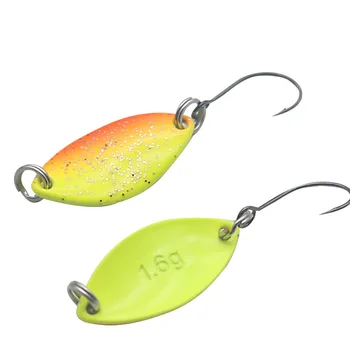 Lexin Luya Copper Live Bait Bionic Spoon with Hooks for Trout Stream Use – Metal Jig – view 5