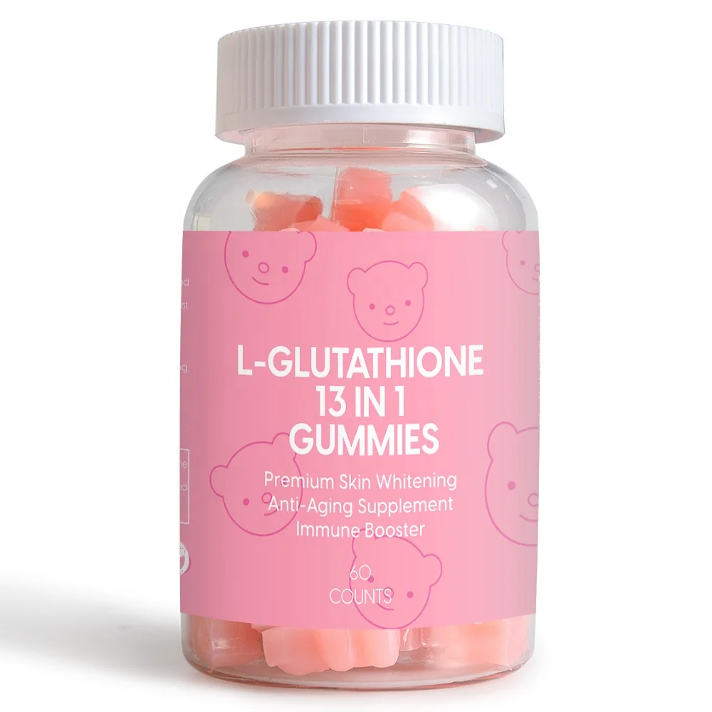 Seller Pick L-Glutathione 13 in 1Gummy Bears Biotin Collagen Skin Whitening Pills Anti-Aging Remove Dark Spot