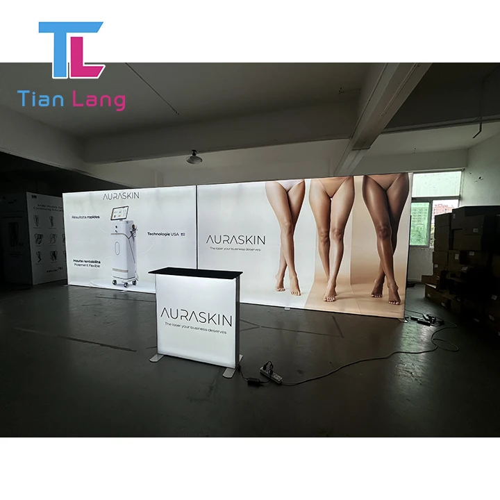 TianLang 5s Montáž LED Stojan pre Výstavnú Pribavenosť s Seg Svietidlom na Predajnú Kontr