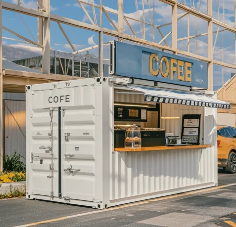 Modern Customizable 20ft Container Cafe Best Price for Your Own Coffee Shop manufacture