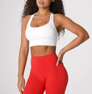 Woman Sportswear Fitness Custom Push up Bra Gym Sports Plus Size Seamless Bra