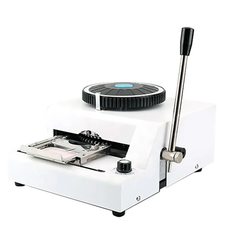 High Quality Table Top PVC Card Making Embosser Punch Machine