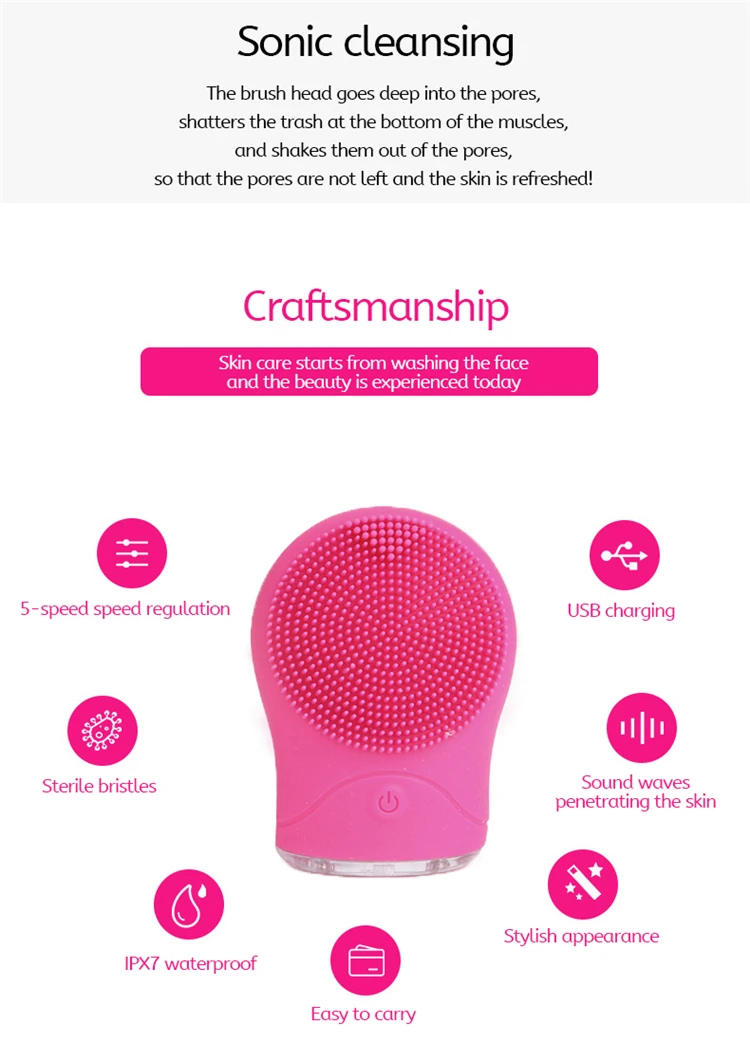 manual facial cleansing brush