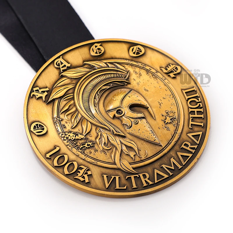 High Quality Personalized Logo Marathon Running Finisher Medal Sublimation Laser Engraving Sports Race Award Medals Metal