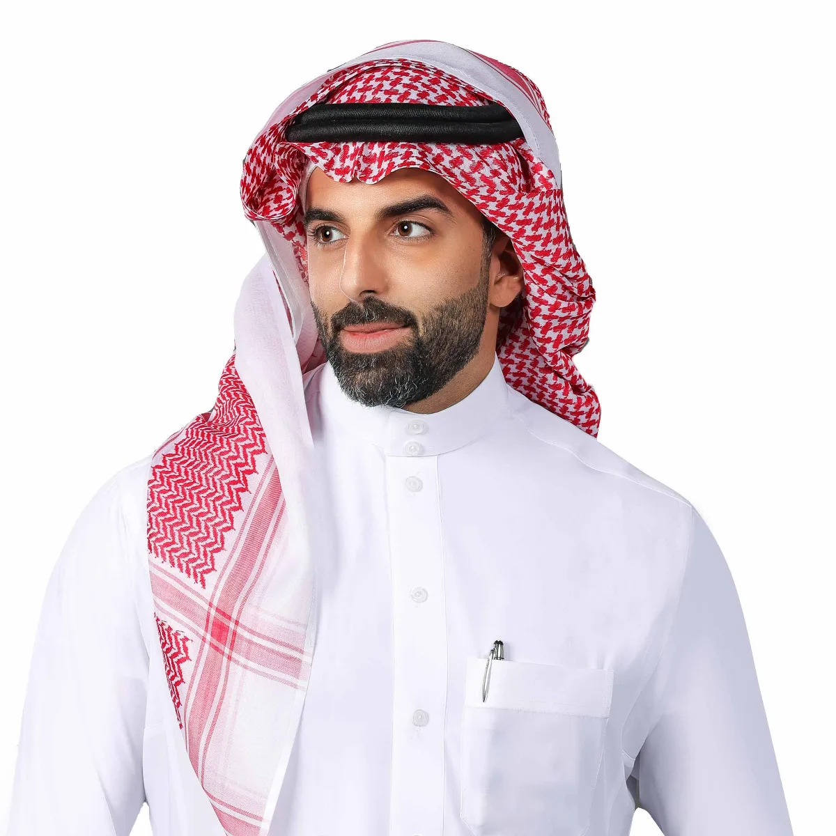 Saudi Shemagh Classic Scarf Mens Shemagh Saudi Arabia