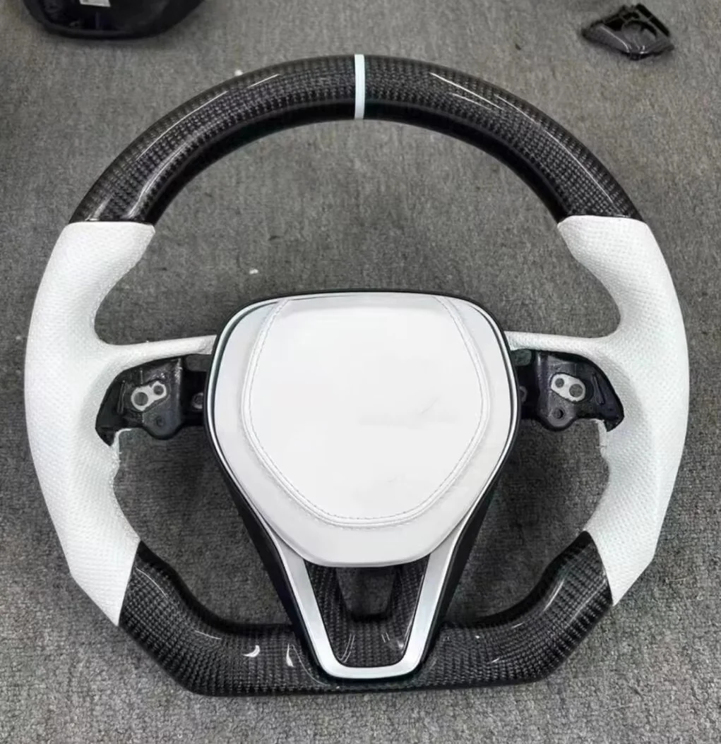 Custom Carbon Fiber Steering Wheel For Toyota Camry RAV4 Highlander - Lightweight Replacement
