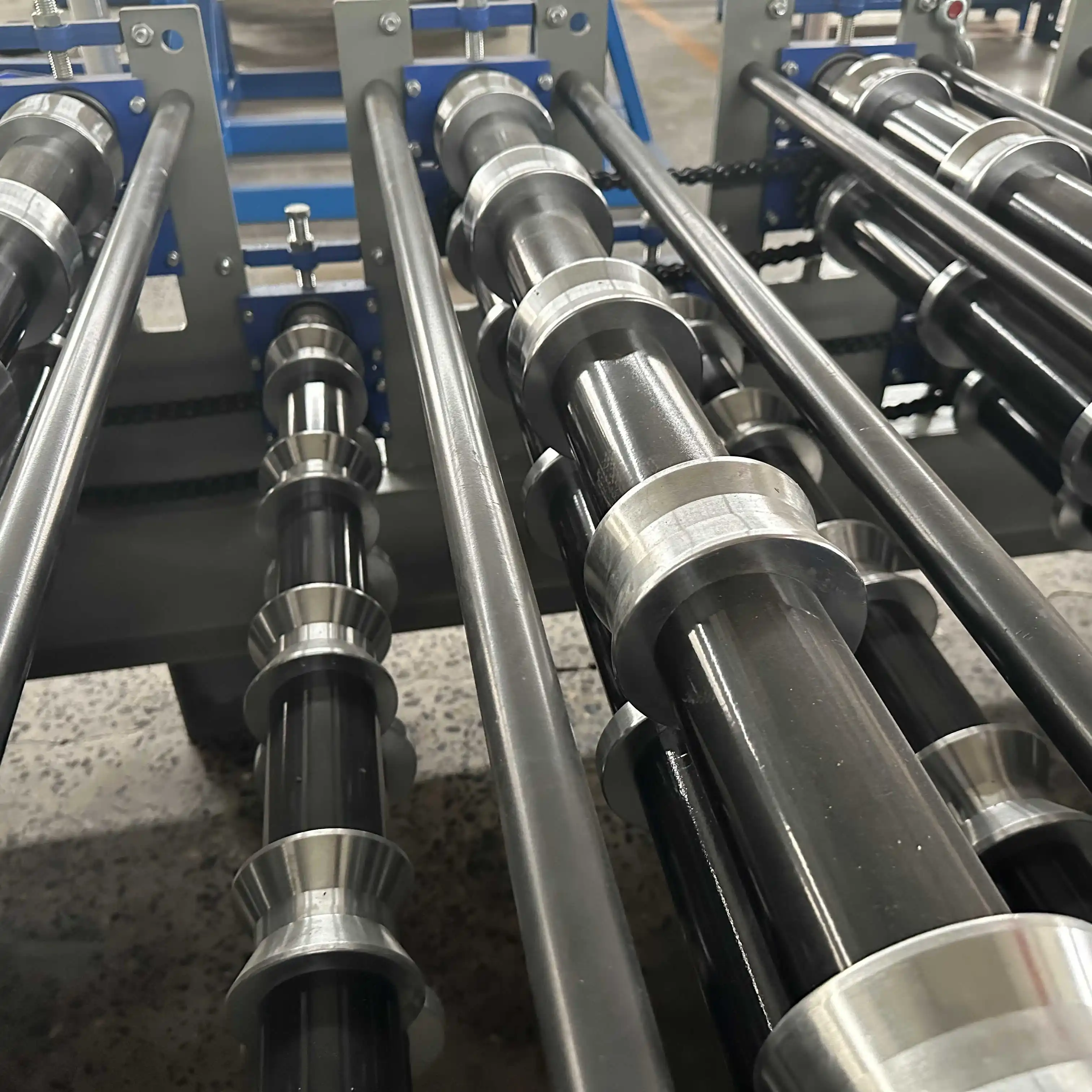 Factory Customized  Automatic Roofing Sheet Bending m Achine Steel Wall Tile m Aking Roll Forming m Achine