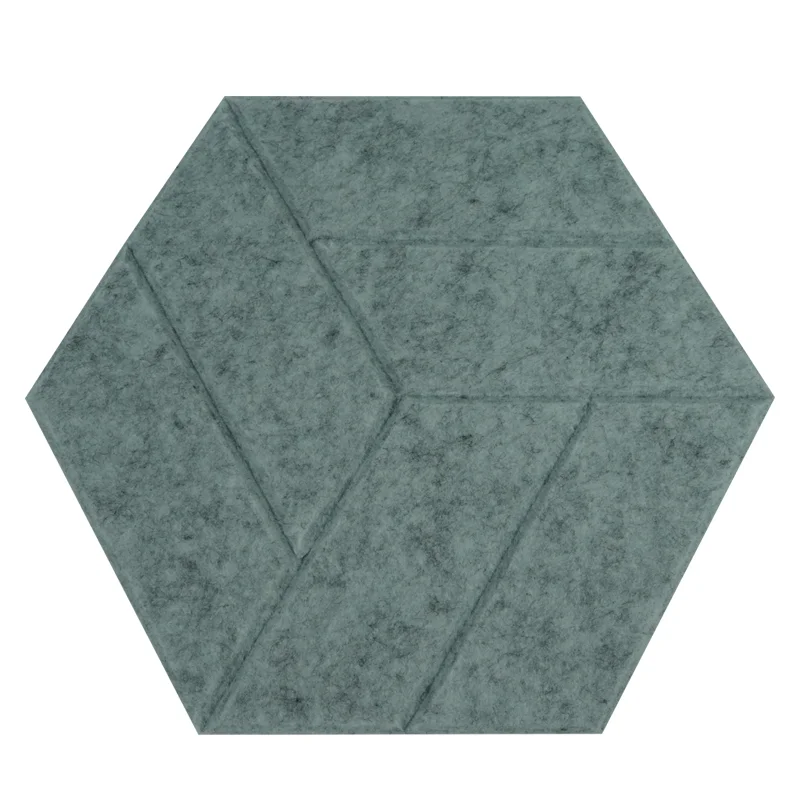 Yuan Yuan High Quality Modern Design Soundproof Polyester Fiber Acoustic Panels PET Sound Proof Foam Wall Panels