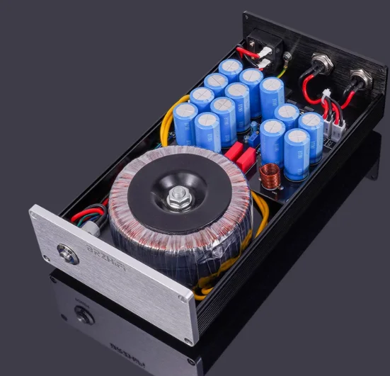 BRZHIFI Audio 120W DC Output 5V-24V Linear Amplifier Hardware Drive Box NAS Circuit Regulated Linear Power Supply