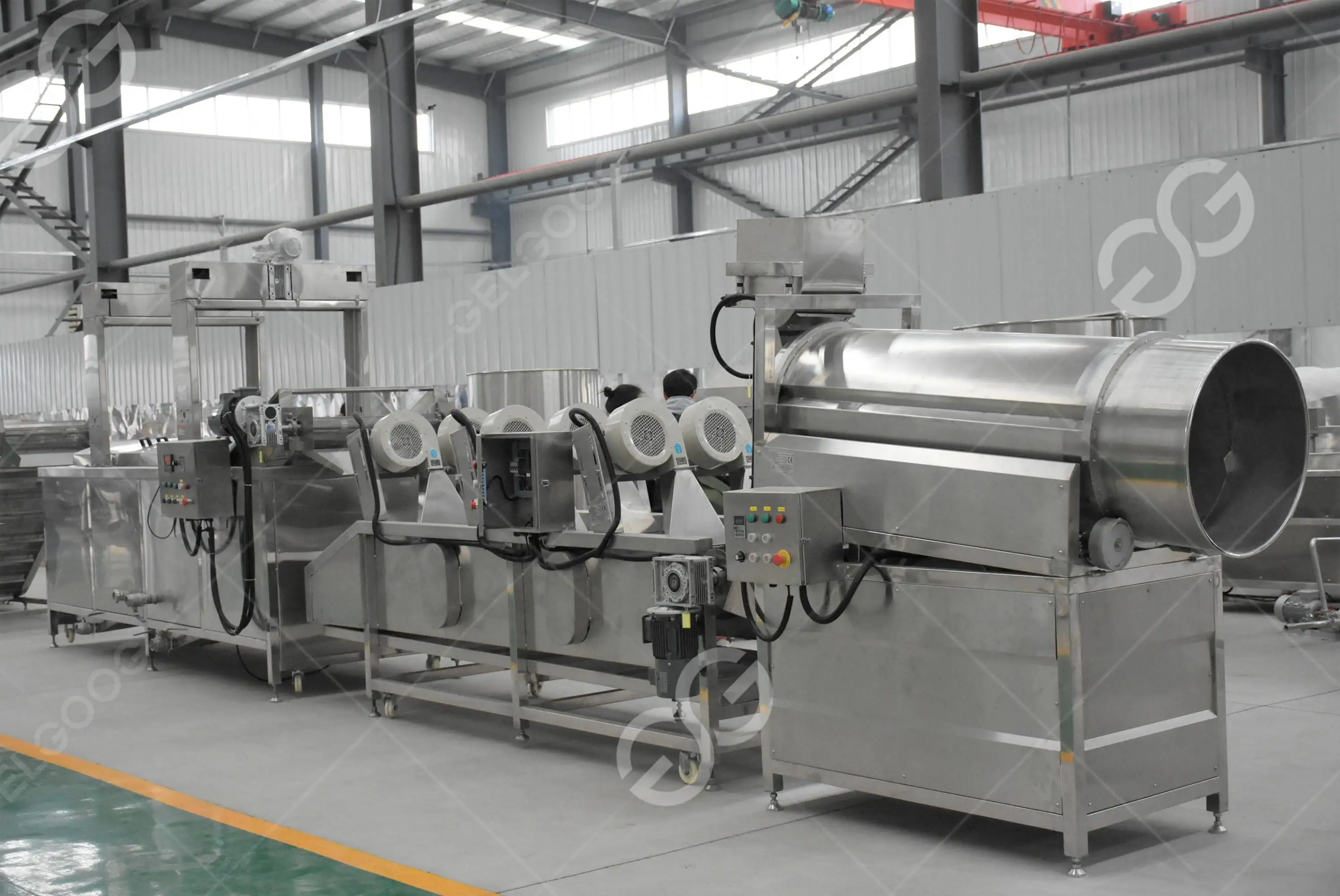 Crisp Maker Frozen French Fries Production Line Fresh Potato Chips ...