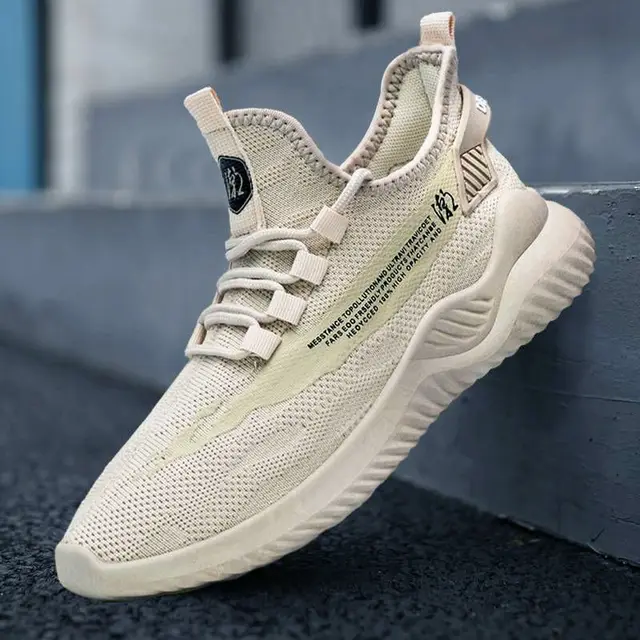 Summer New Men's & Women's Fly Woven Flats Casual Running & Sports Shoes Breathable & Lightweight Slip-On Closure-Wholesale