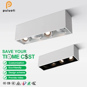 Factory Outlet White MR16 LED Rounded Ultra-thin Surface Mounted Anti-glare Ceiling Lamp Downlight Spotlight for Indoor Lighting