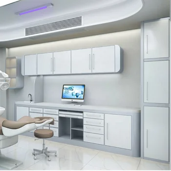Customizable Dental Stainless Steel Cabinets Dental Office Design Modular Dental Cabinet with Sink Dental Furniture Cabinet