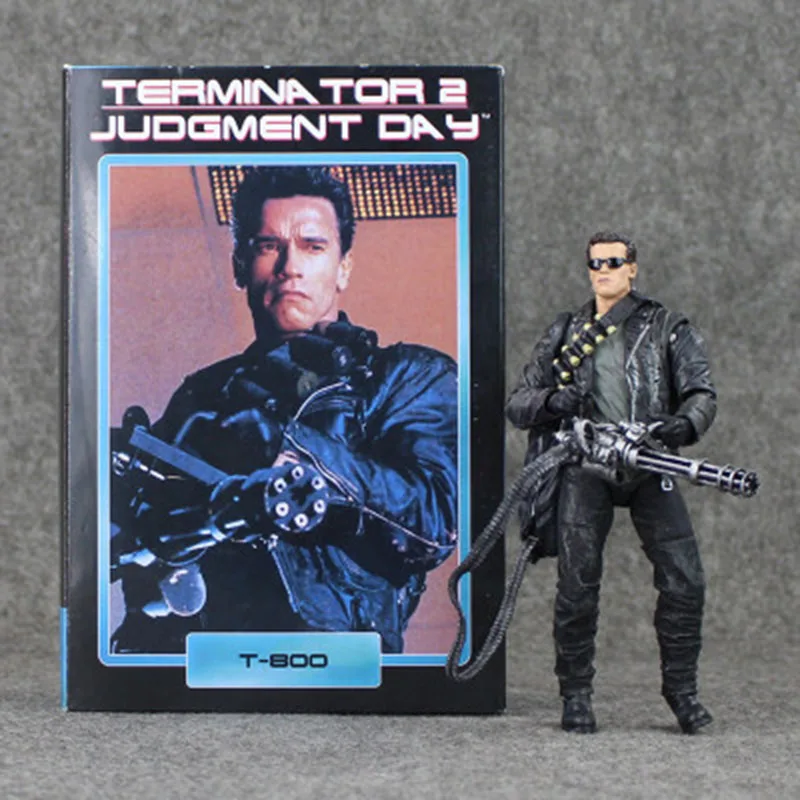Terminator 2 Figure Terminator 2 Action Figure - T800 & T1000 Models by NECA | Collectible ...