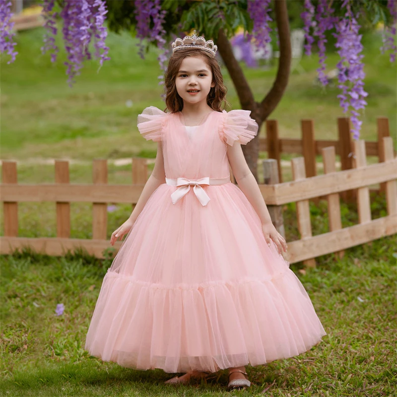 Elegant A-line Flower Girl Dress For Special Occasions Oem Available