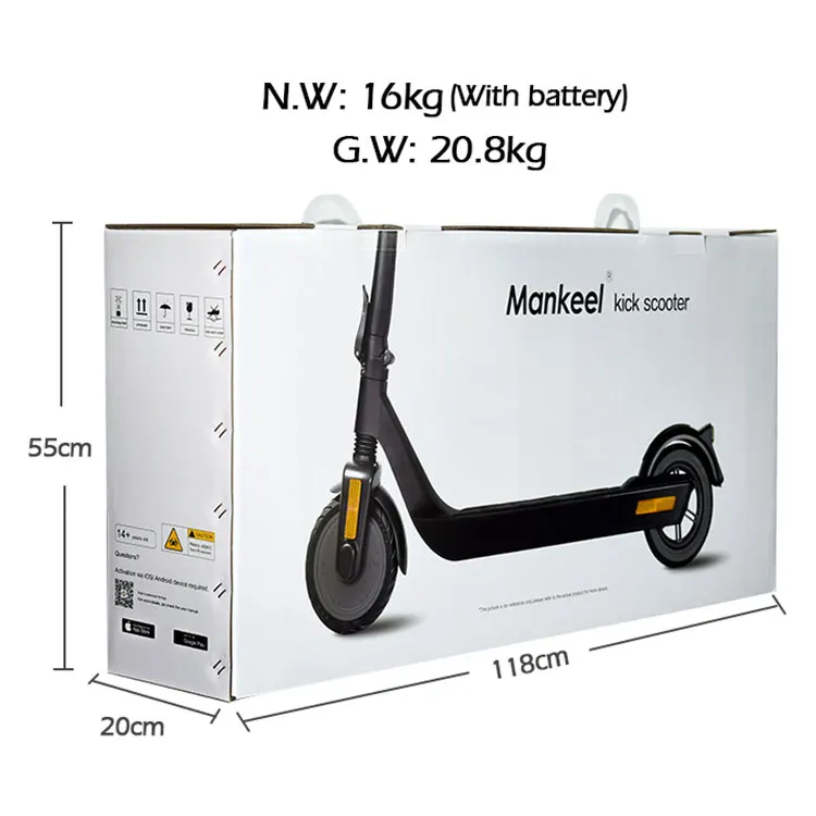 Mankeel Steed EU Warehouse Fast Delivery Private Two Wheel Electric Scooter Drop Shipping Cheap E Scooter With APP