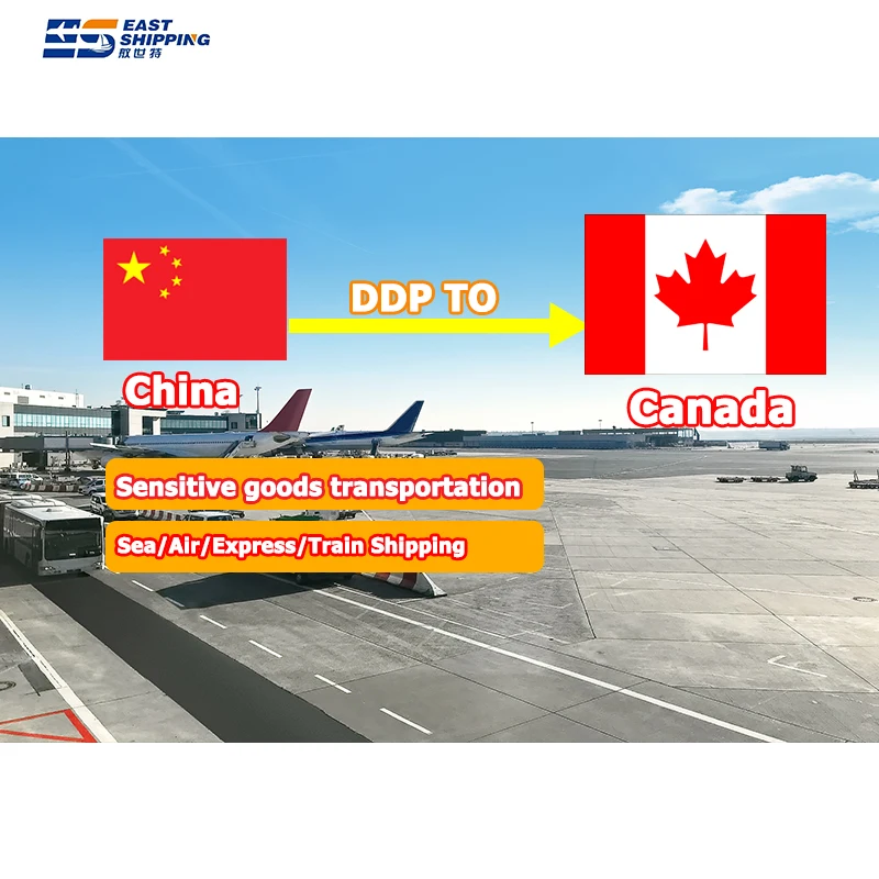 East shipping Agent To Canada Freight Forwarder Express Services DDP Door To Door Double Clearance Tax Shipping To Canada