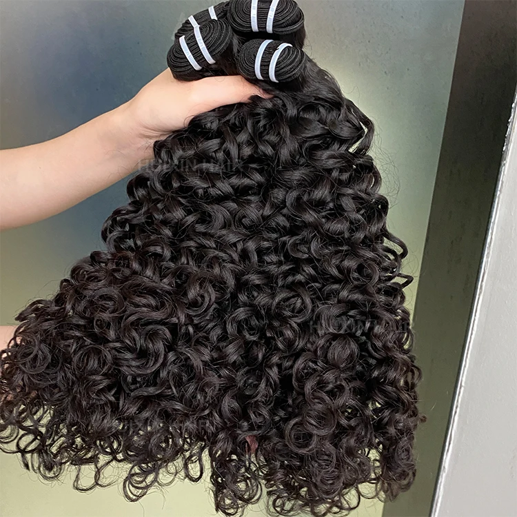 Eleeshair 12A 100% Human Hair Bundles – Straight Remy Virgin Hair – Natural Black (8-26 Inch)