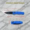 Blue-handled black-bladed