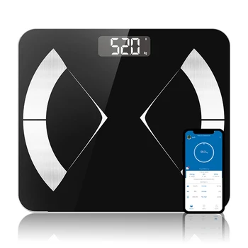 Welland Housewares Smart Body Fat Scale With App Connected Fitdays ...