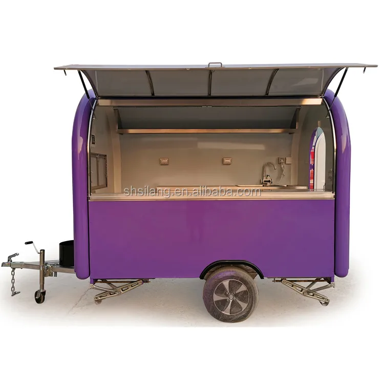 Customized dining car Ice Cream Food Vending Cart Mobile fast Food Cart hor dog food truck For Sale ICE CREAM