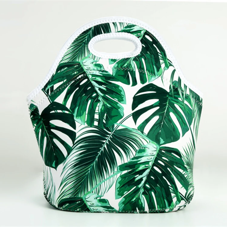 Оптовая продажа Лидер продаж сублимационная Изолированная большая неопреновая сумка-тоут для