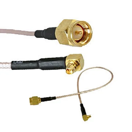 SMB RG316D RF-koaksiaalikaapeli 50 ohm