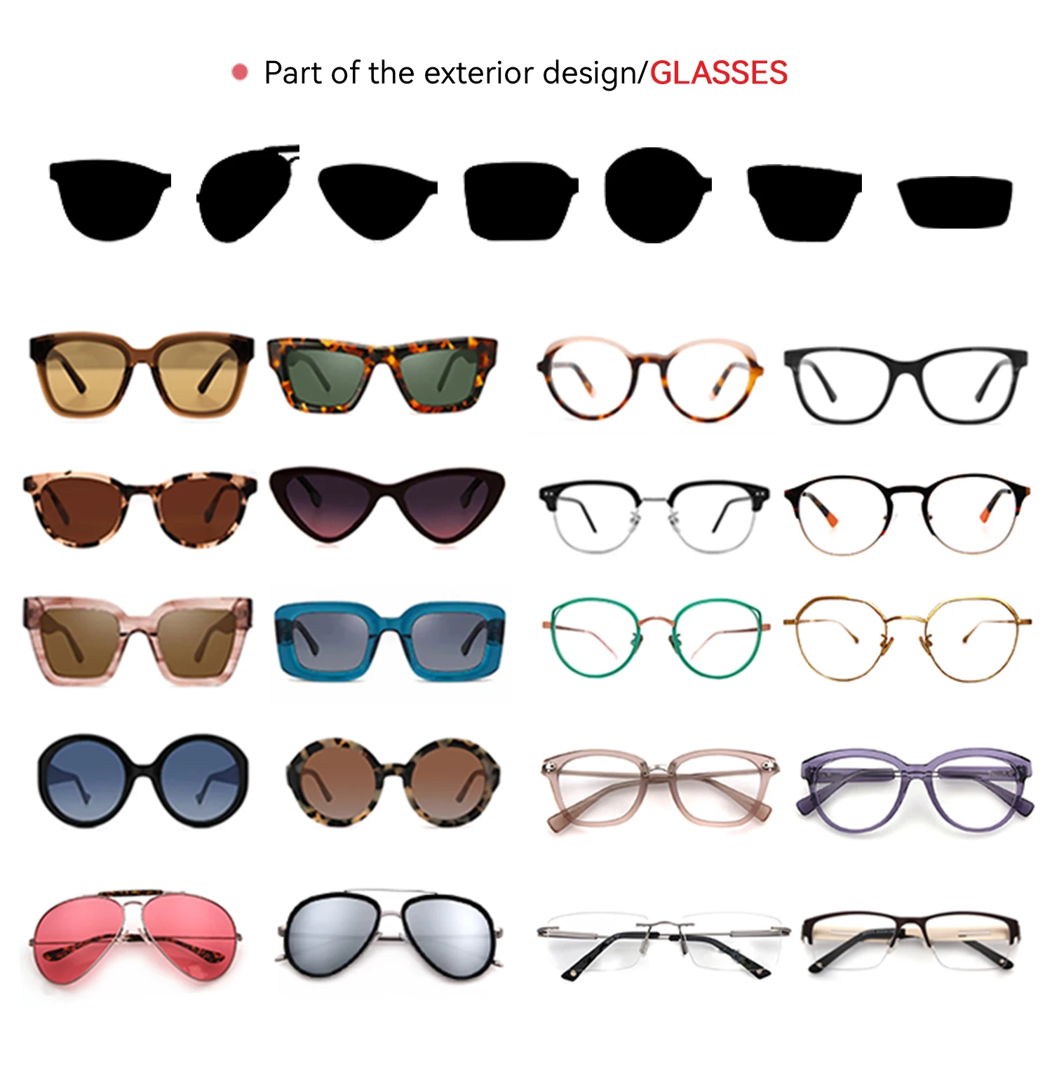 Flat Top Rectangular Border High Quality Vintage Sunglasses Acetate Lentes De Sol Polarized Ce UV400 Sunglasses