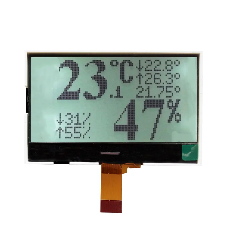FSTN Transflective 132x64 Cog Graphic LCD Display Module ST7565P with I2C Interface