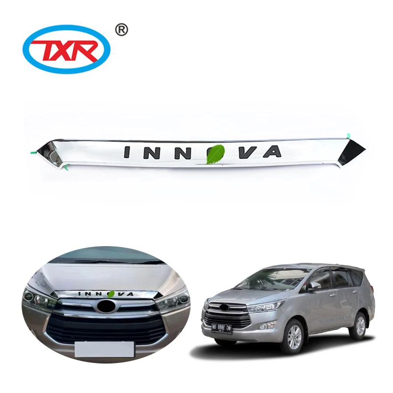 Auto Exterior Accessories Hood  Bonnet Trim Hood Shield and Door Side Molding for TOYOTA INNOVA KIJANG AN140 AN40