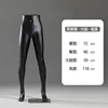 Pantaloni da uomo modello gambe divise-nero opaco