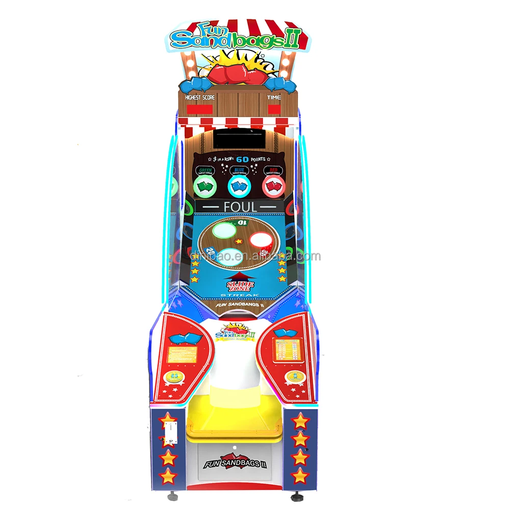 屋内コイン式楽しい土嚢IIアーケードゲーム機カーニバル投げ土嚢チケットゲーム娯楽用