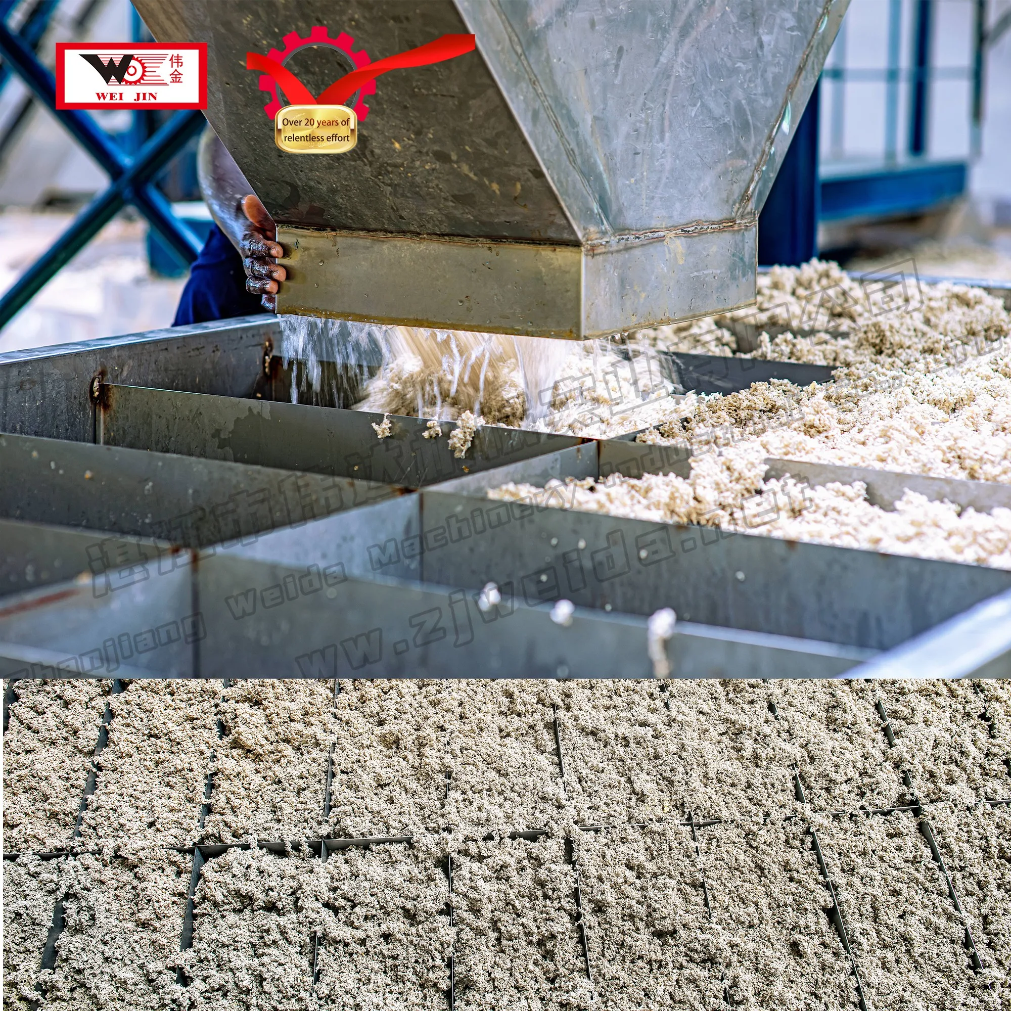 Slab Cutter / Breaker Machine for Crumb Rubber Process