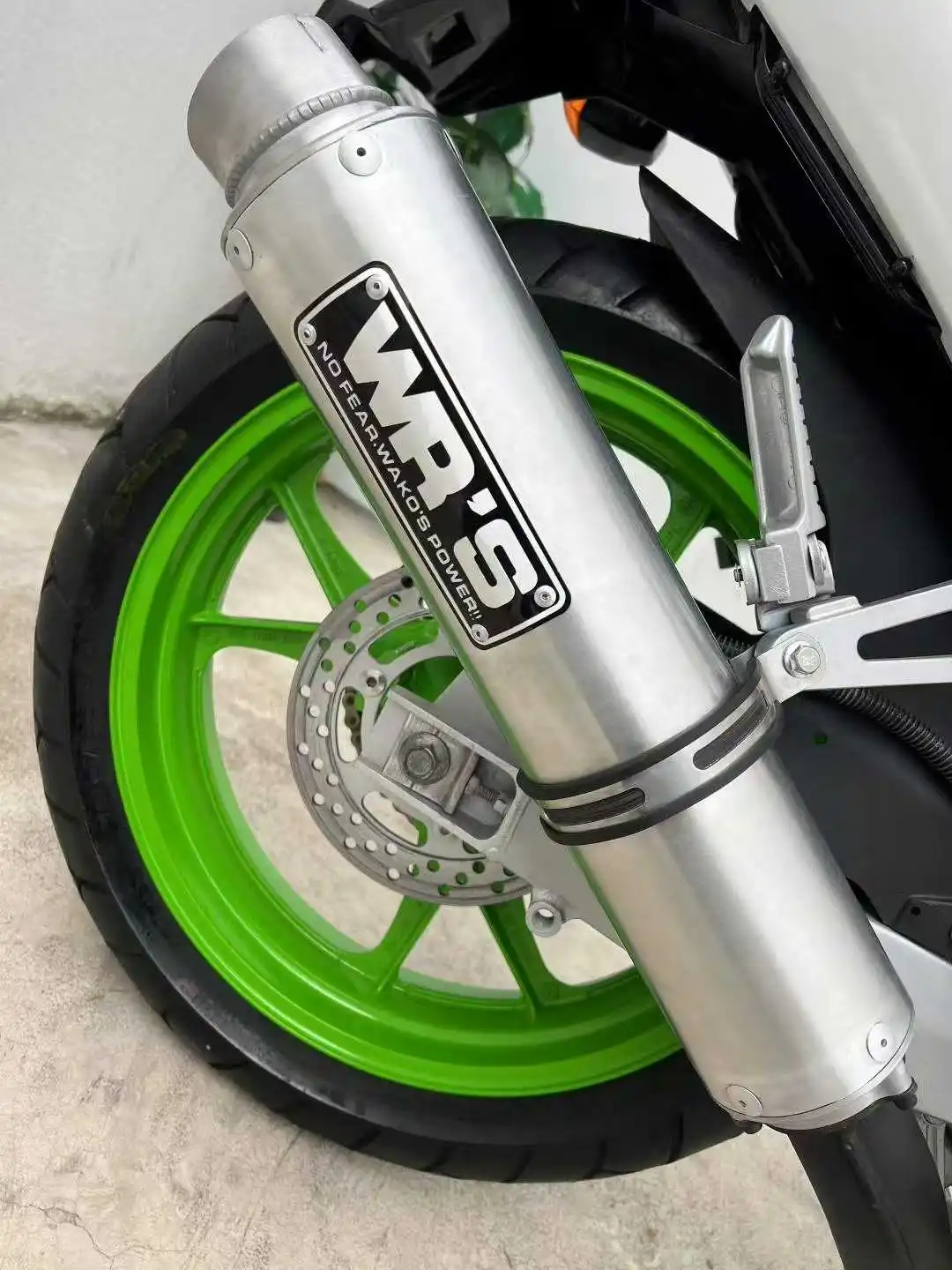 Kawasaki ZXR250 1989-1990 Yeşil Beyaz Motosiklet Kaplaması