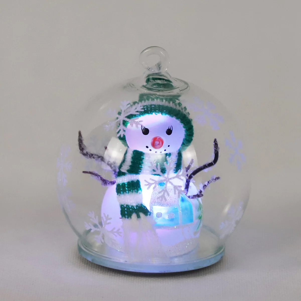 Christmas Ornaments Santa Claus Decor LED Christmas Small Night Light Battery Powered Hanging Lanterns